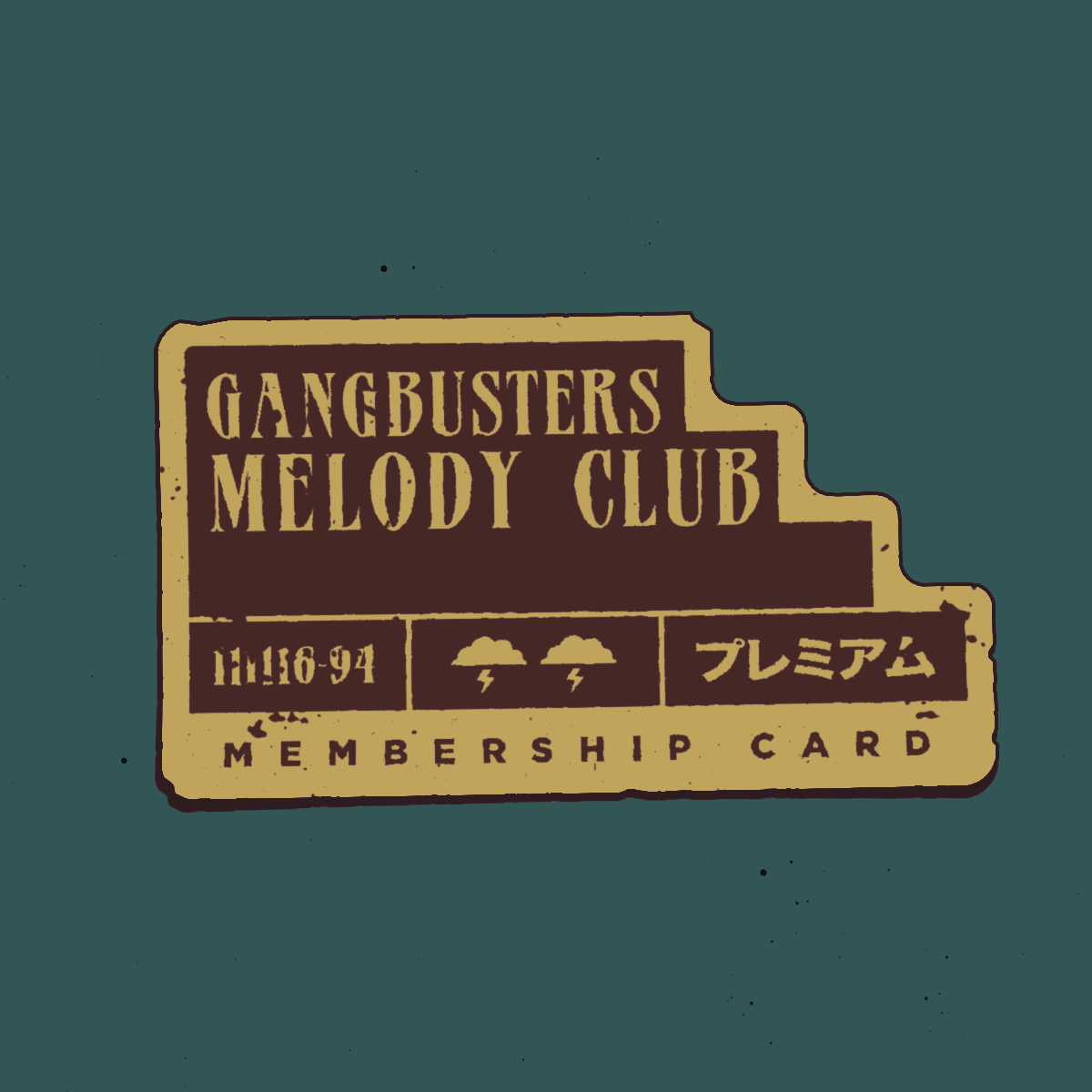 Gangbusters Melody Club - First Pressing Vinyl LP Black Edition